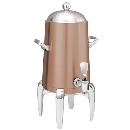 Service Ideas Flame Free Thermo-Urn Rose Gold Modern Style Vacuum Insulated Urn, 1.5 Gallon URN15VRGMD